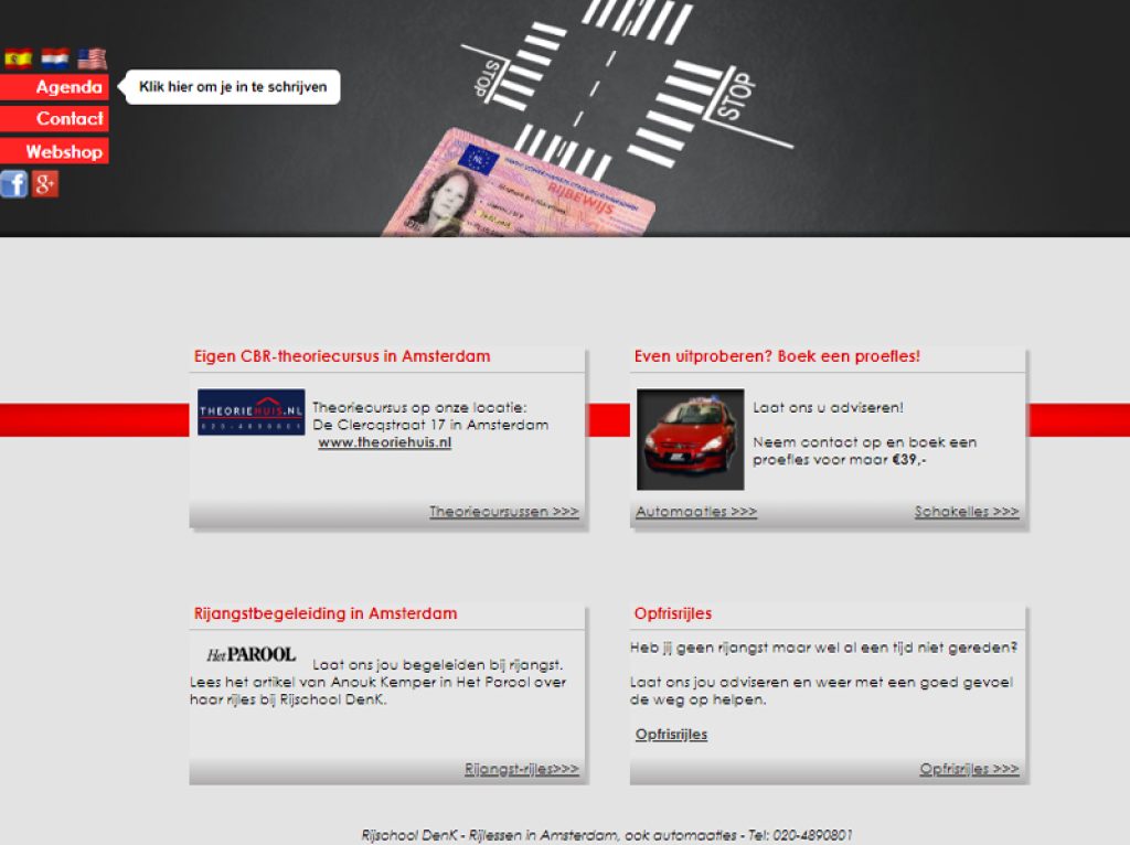 FDBW Rijschooldenk Rijschool Denk Website